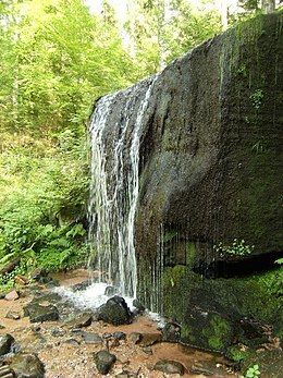 photo de la cascade des molieres