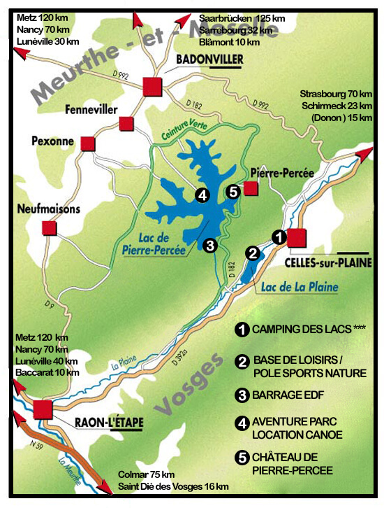 plan sur coment aller a la pierre percé